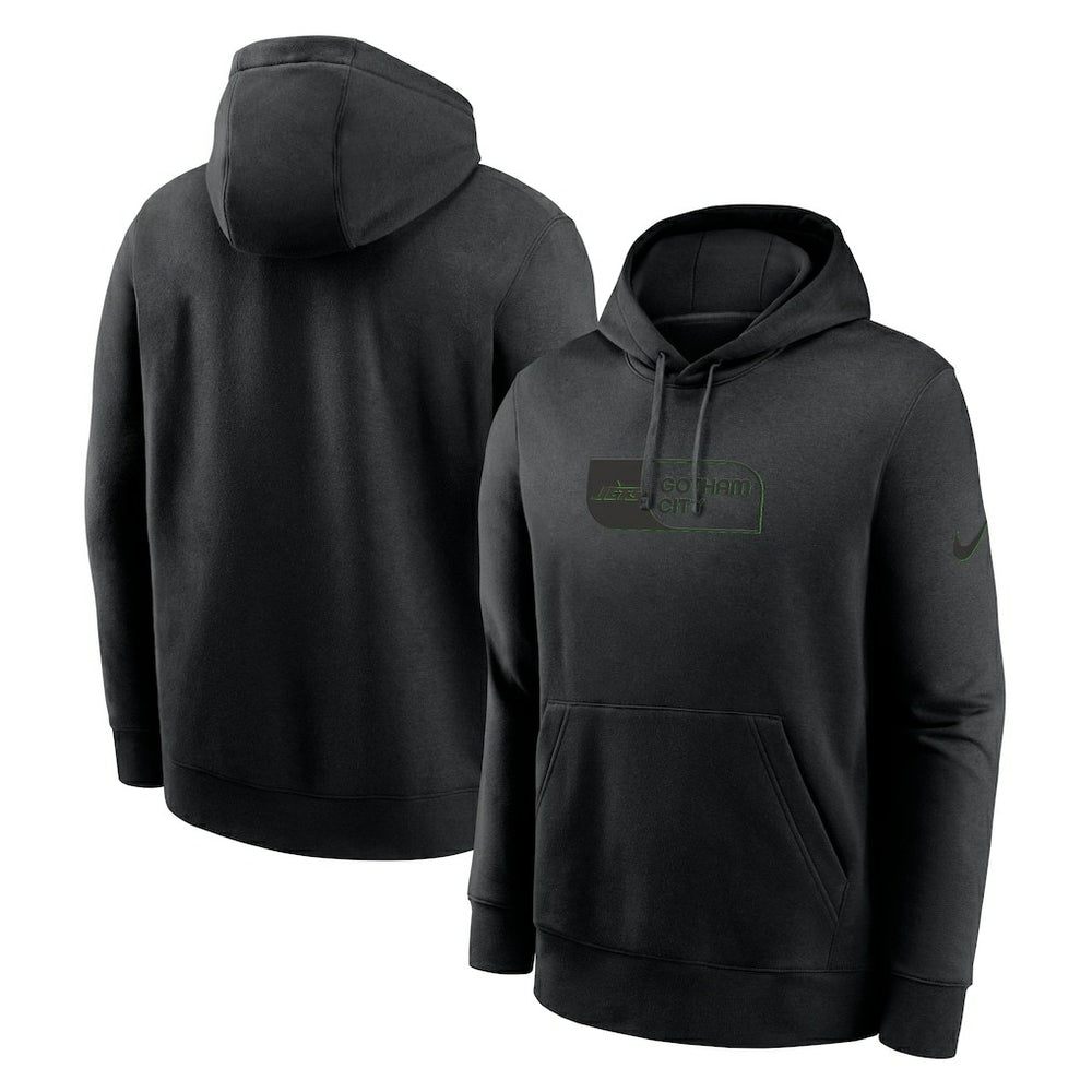 New York Jets Edge Pack French Terry Club Pullover Hoodie - Black discount