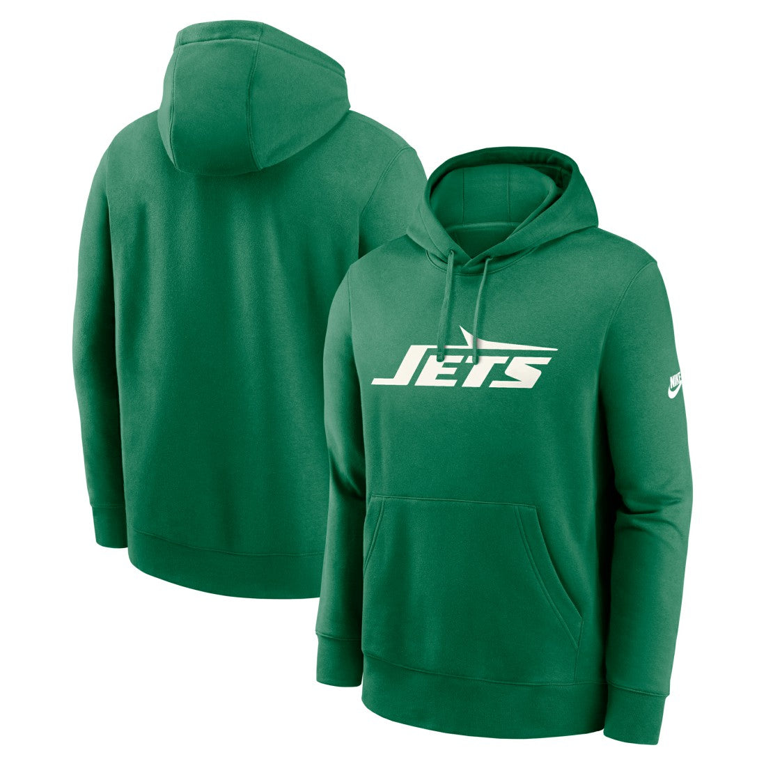 New York Jets Big & Tall Club Logo Pullover Hoodie - Green outlet
