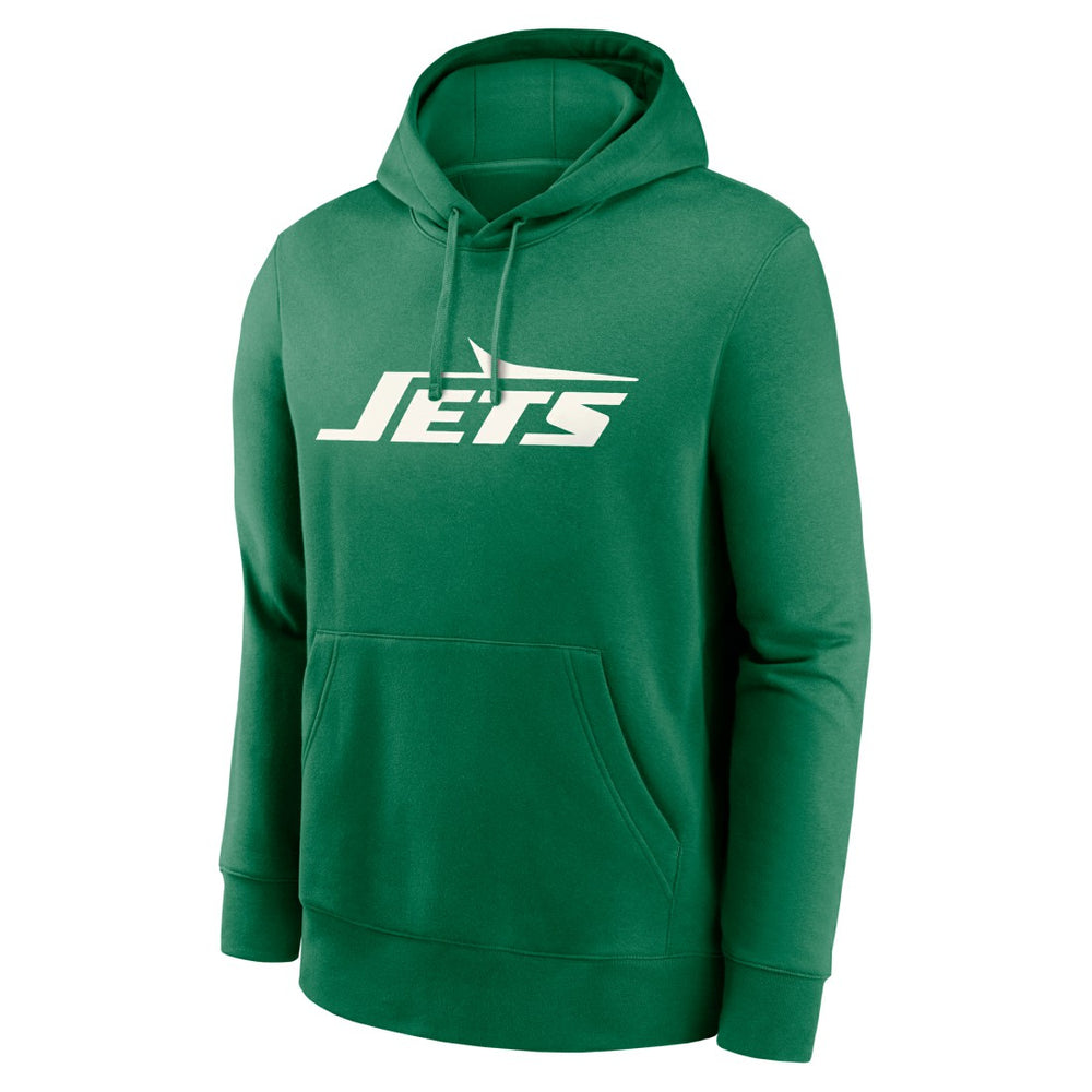 New York Jets Big & Tall Club Logo Pullover Hoodie - Green outlet