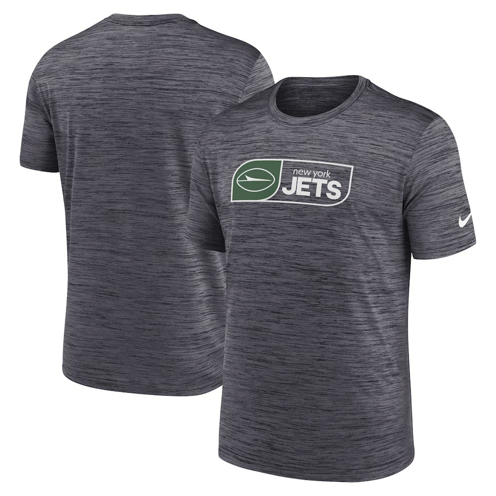 New York Jets Big & Tall Velocity Performance T-Shirt - Black outlet
