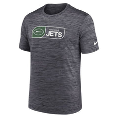 New York Jets Big & Tall Velocity Performance T-Shirt - Black outlet