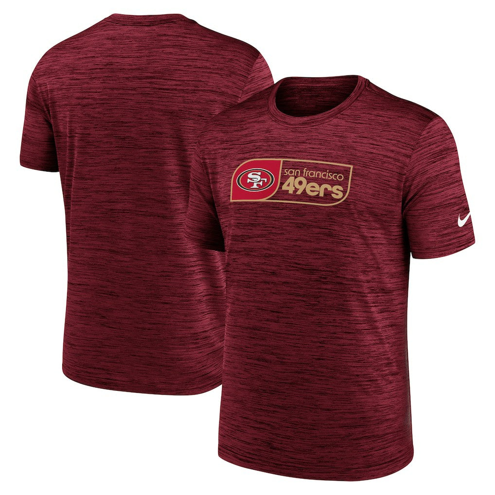 San Francisco 49ers Big & Tall Velocity Performance T-Shirt - Scarlet cheap