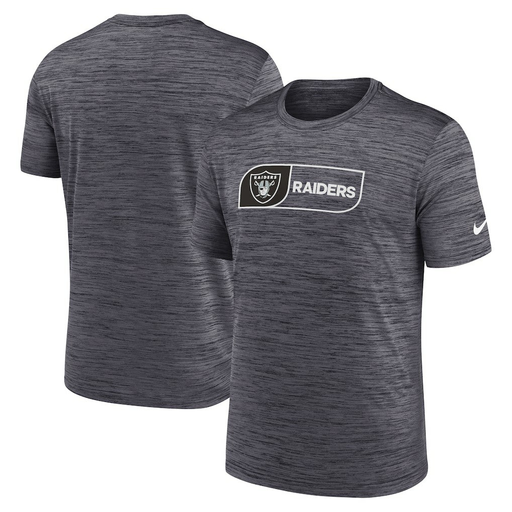 Las Vegas Raiders Big & Tall Velocity Performance T-Shirt - Black cheap