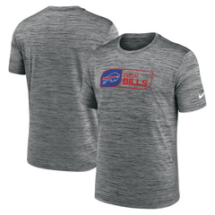 Buffalo Bills Big & Tall Velocity Performance T-Shirt - Charcoal sale