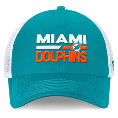 Miami Dolphins Upper Trucker Adjustable Hat - Aqua/White on sale
