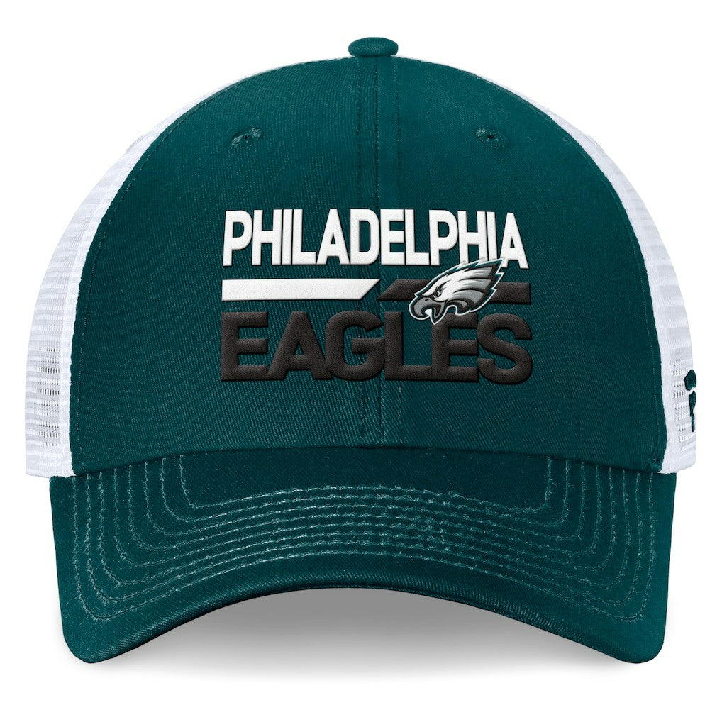 Philadelphia Eagles Upper Trucker Adjustable Hat - Midnight Green/White online