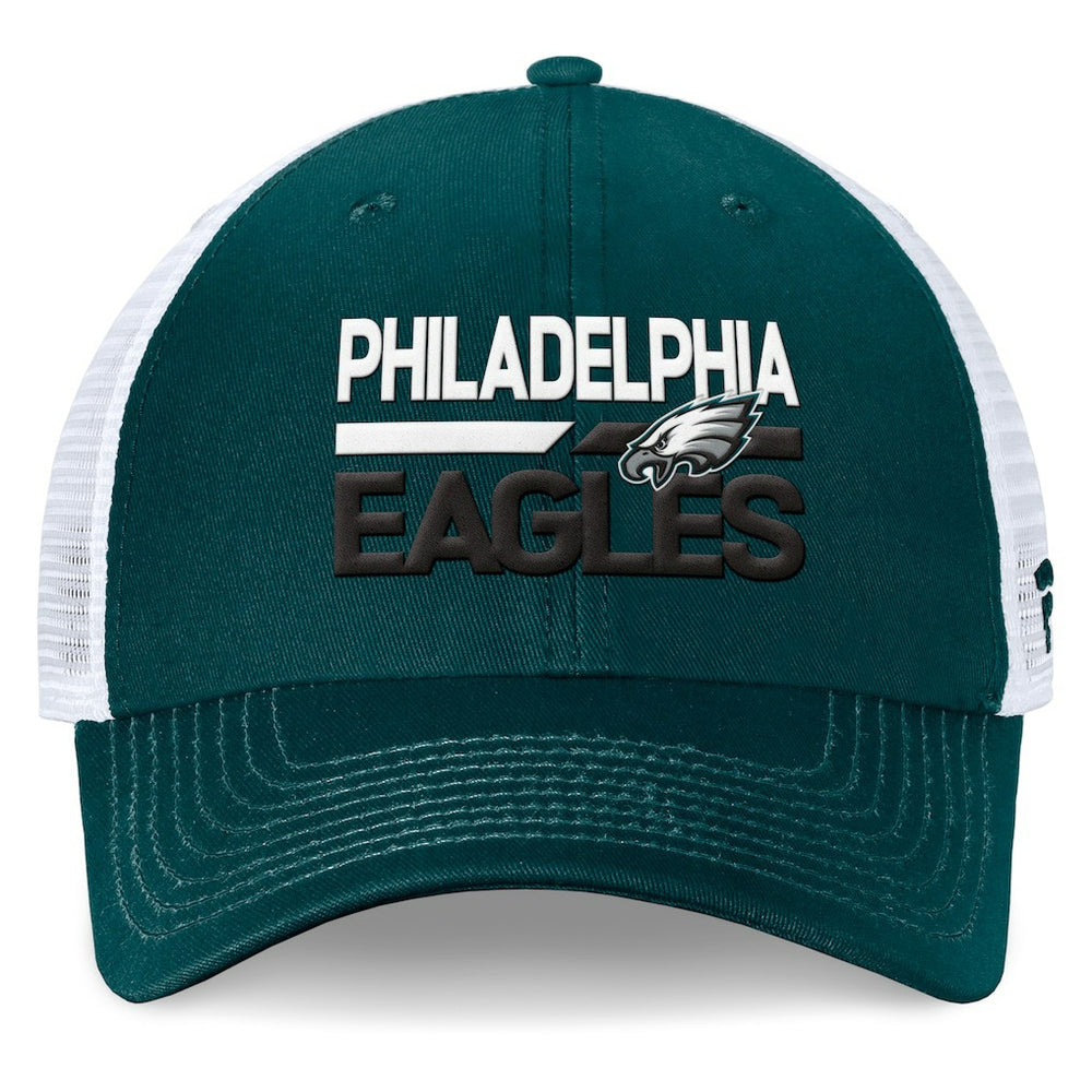 Philadelphia Eagles Upper Trucker Adjustable Hat - Midnight Green/White online