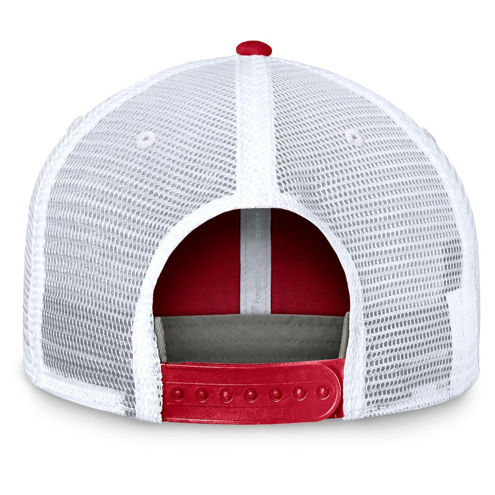 San Francisco 49ers Upper Trucker Adjustable Hat - Scarlet/White sale