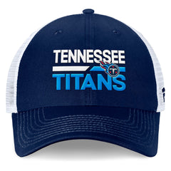 Tennessee Titans Upper Trucker Adjustable Hat - Navy/White for sale