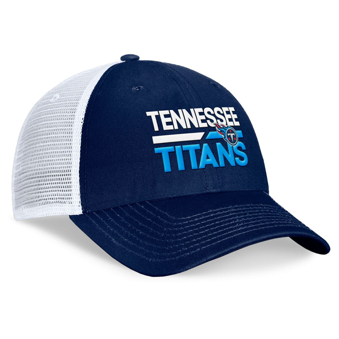 Tennessee Titans Upper Trucker Adjustable Hat - Navy/White for sale
