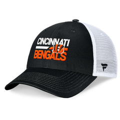 Cincinnati Bengals Upper Trucker Adjustable Hat - Black/White discount