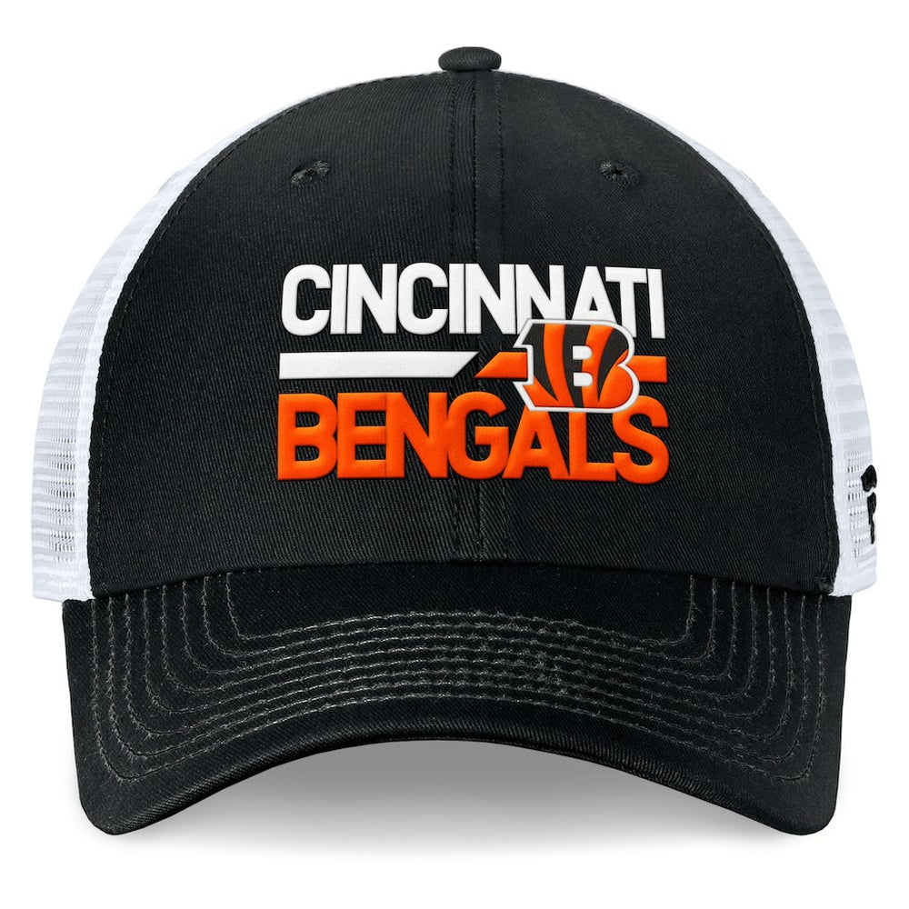 Cincinnati Bengals Upper Trucker Adjustable Hat - Black/White discount