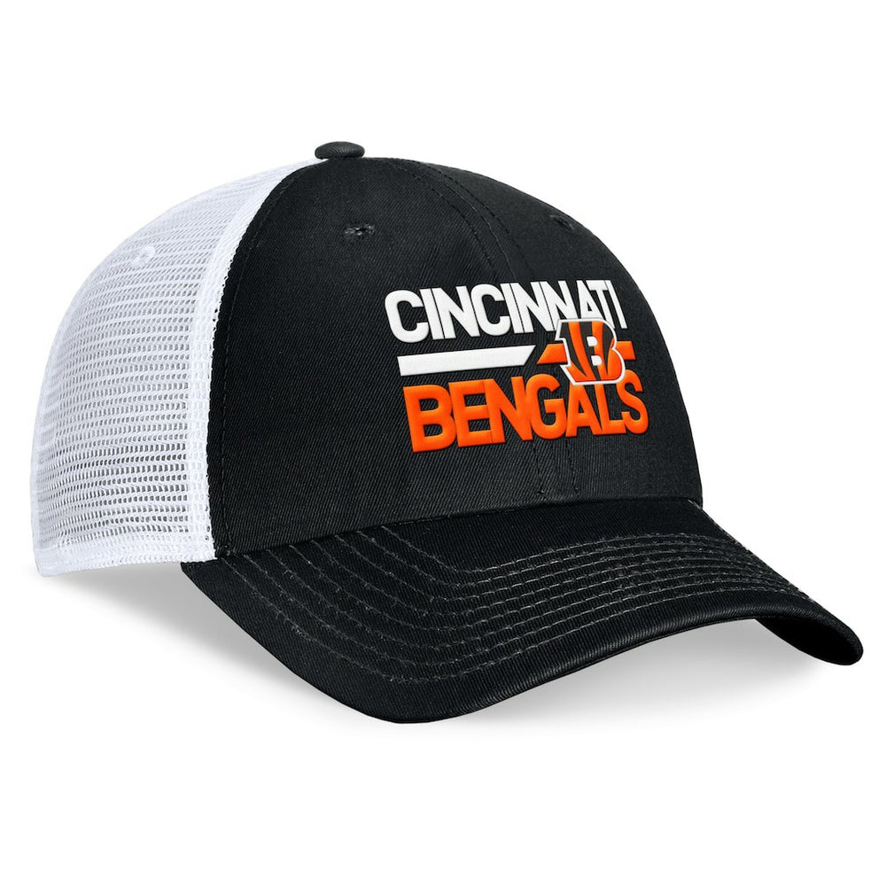 Cincinnati Bengals Upper Trucker Adjustable Hat - Black/White discount