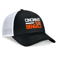 Cincinnati Bengals Upper Trucker Adjustable Hat - Black/White discount