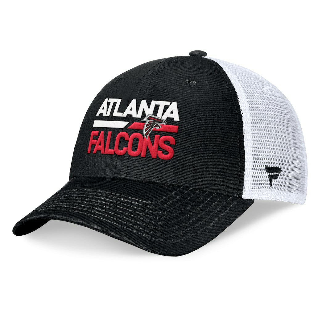 Atlanta Falcons Upper Trucker Adjustable Hat - Black/White on sale