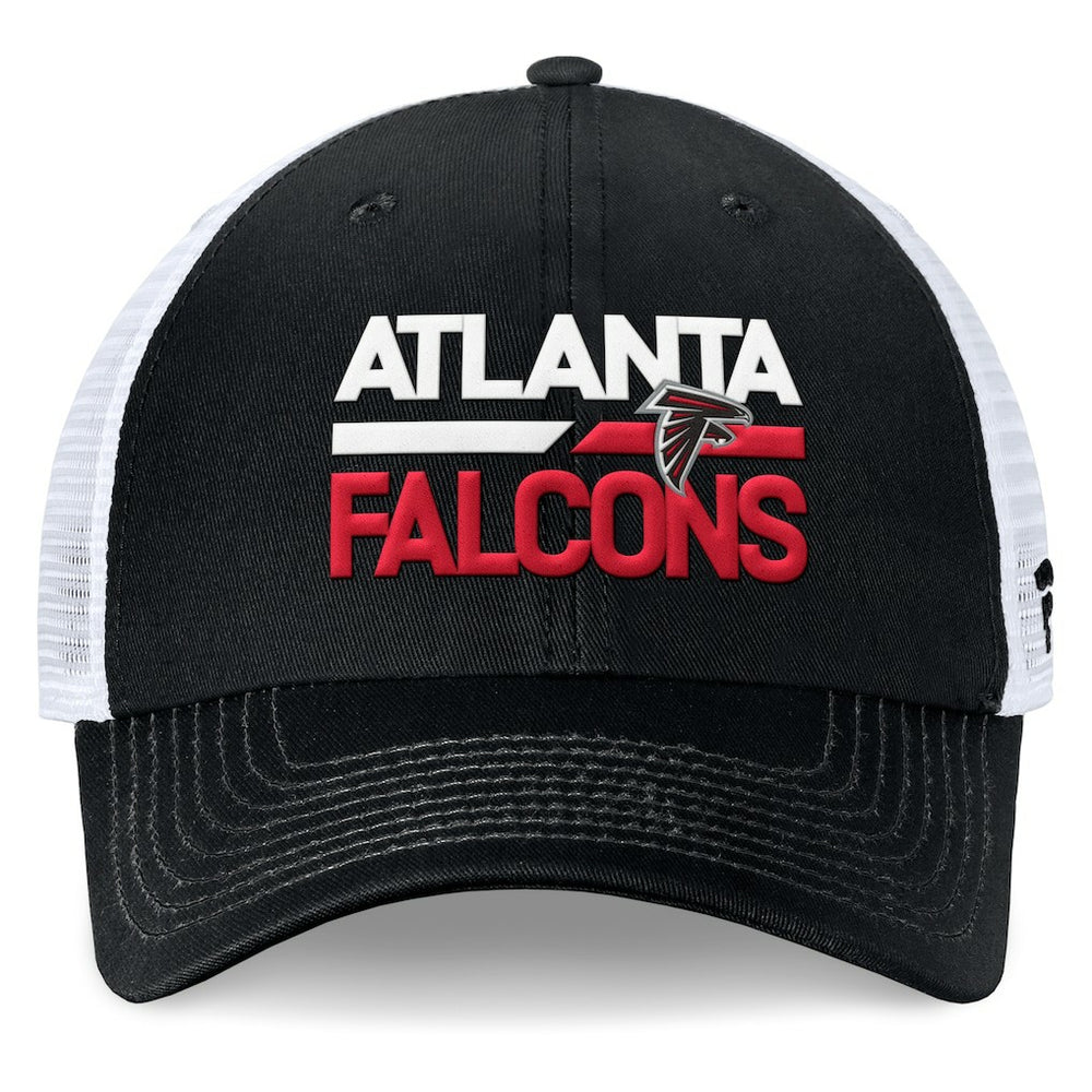 Atlanta Falcons Upper Trucker Adjustable Hat - Black/White on sale