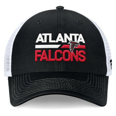 Atlanta Falcons Upper Trucker Adjustable Hat - Black/White on sale