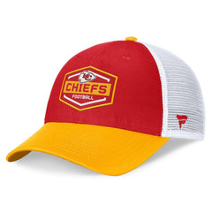 Kansas City Chiefs Bench Trucker Adjustable Hat - Red/Gold sale