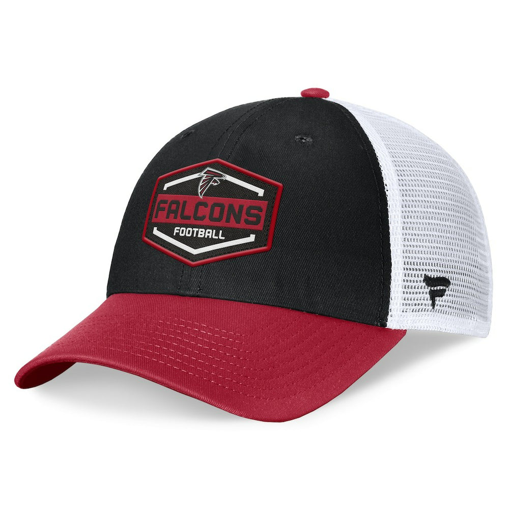 Atlanta Falcons Bench Trucker Adjustable Hat - Black/Red discount