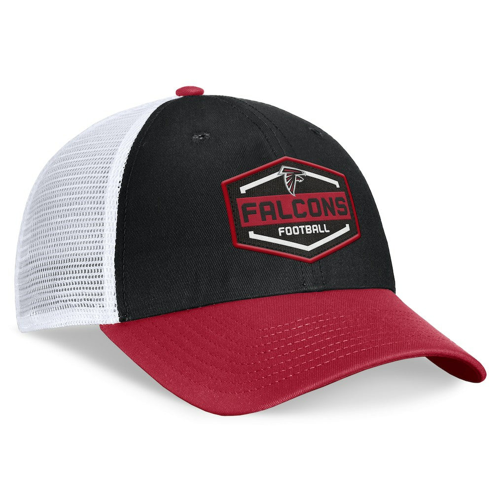 Atlanta Falcons Bench Trucker Adjustable Hat - Black/Red discount