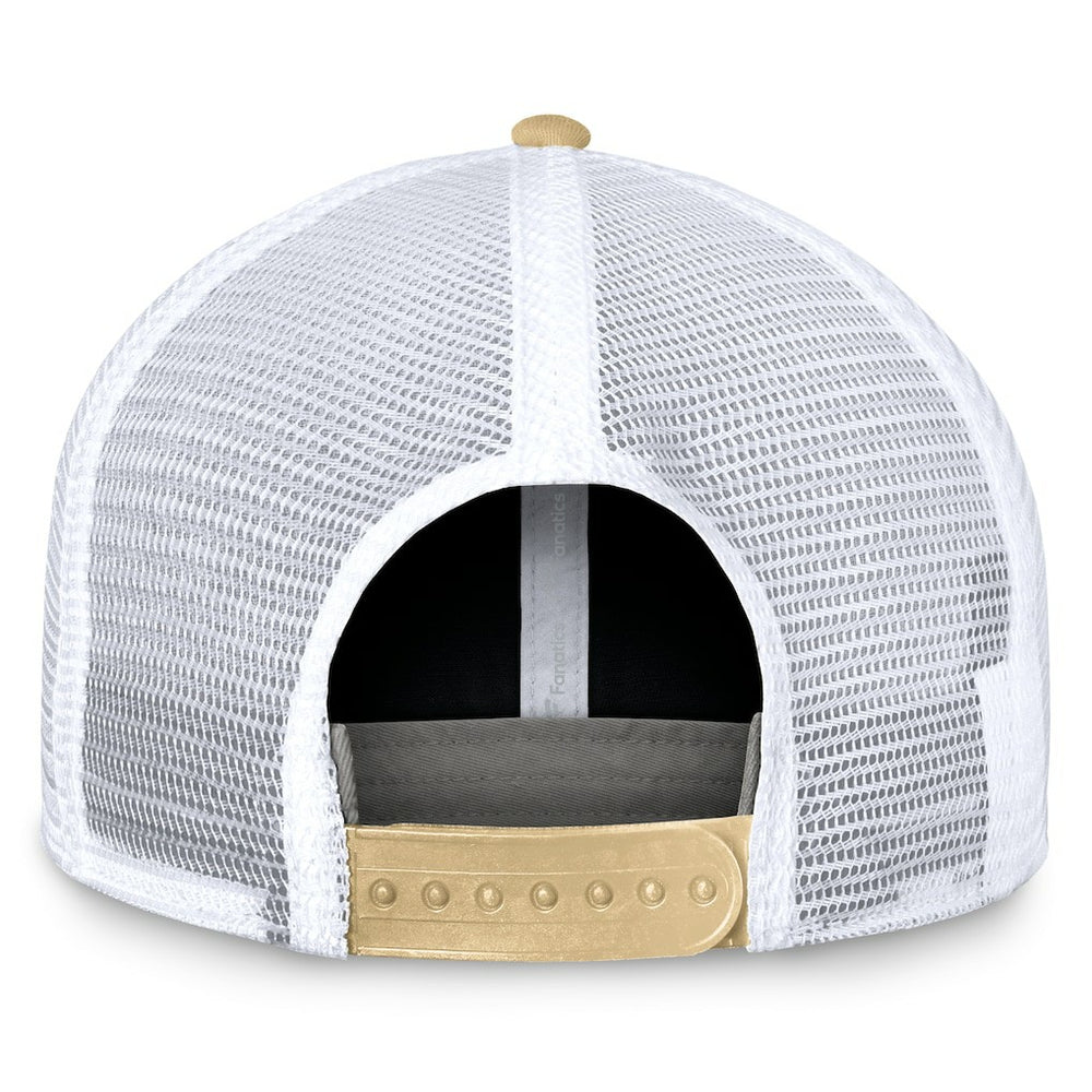 New Orleans Saints Bench Trucker Adjustable Hat - Black/Gold discount