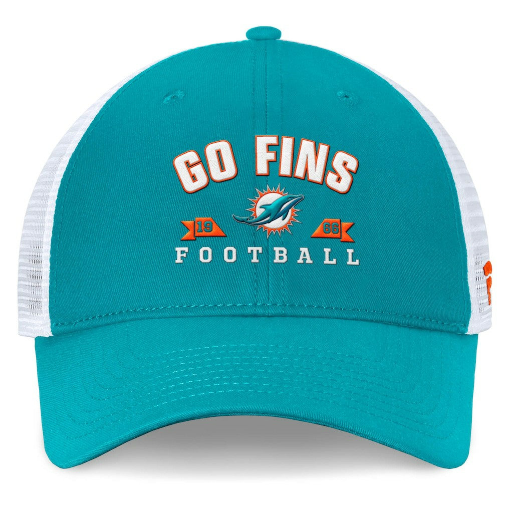 Miami Dolphins Timeout Trucker Adjustable Hat - Aqua cheap