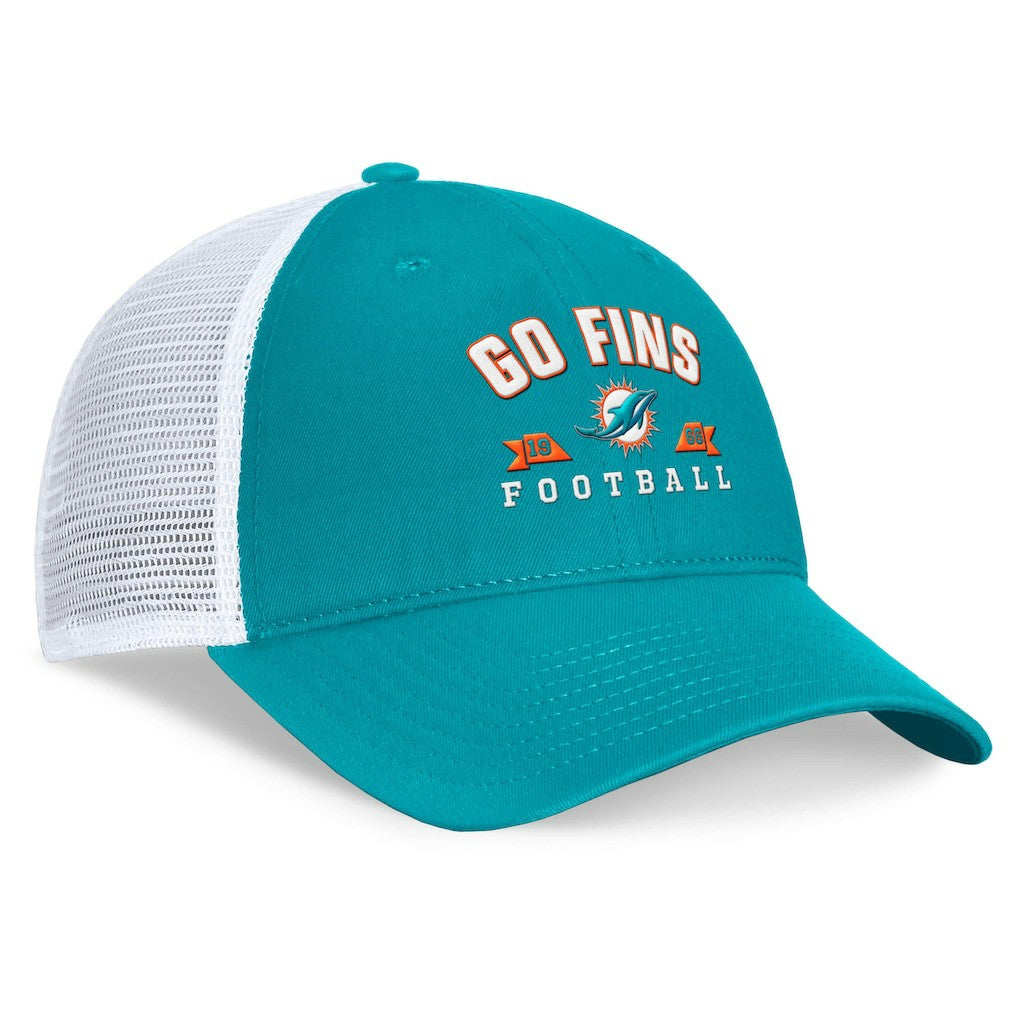 Miami Dolphins Timeout Trucker Adjustable Hat - Aqua cheap