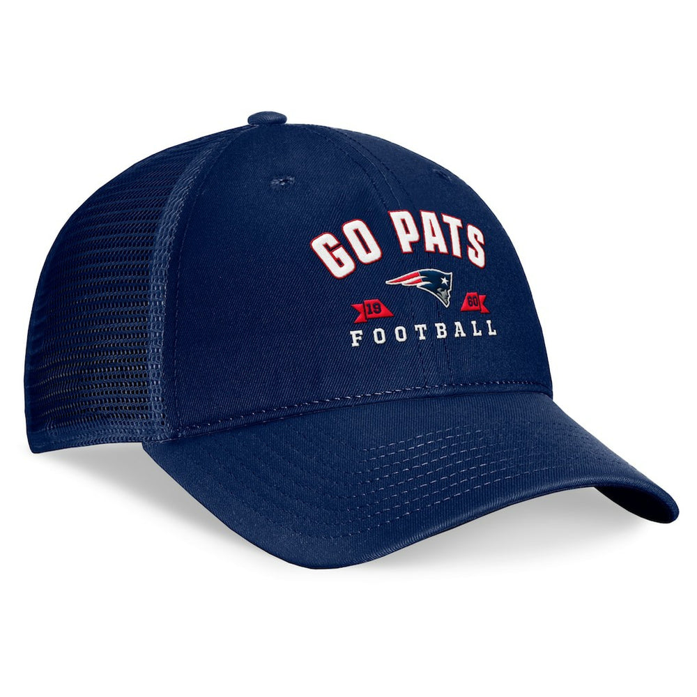 New England Patriots Timeout Trucker Adjustable Hat - Navy sale