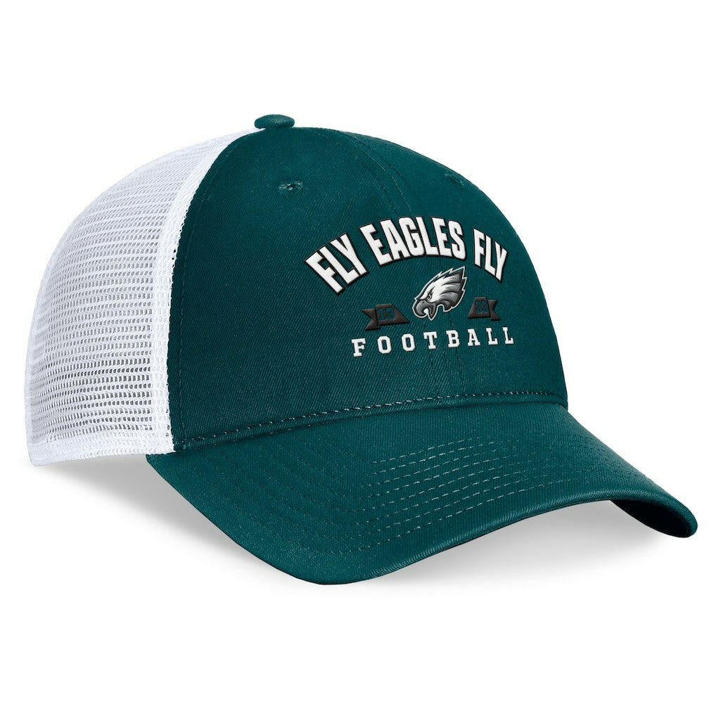 Philadelphia Eagles Timeout Trucker Adjustable Hat - Midnight Green on sale