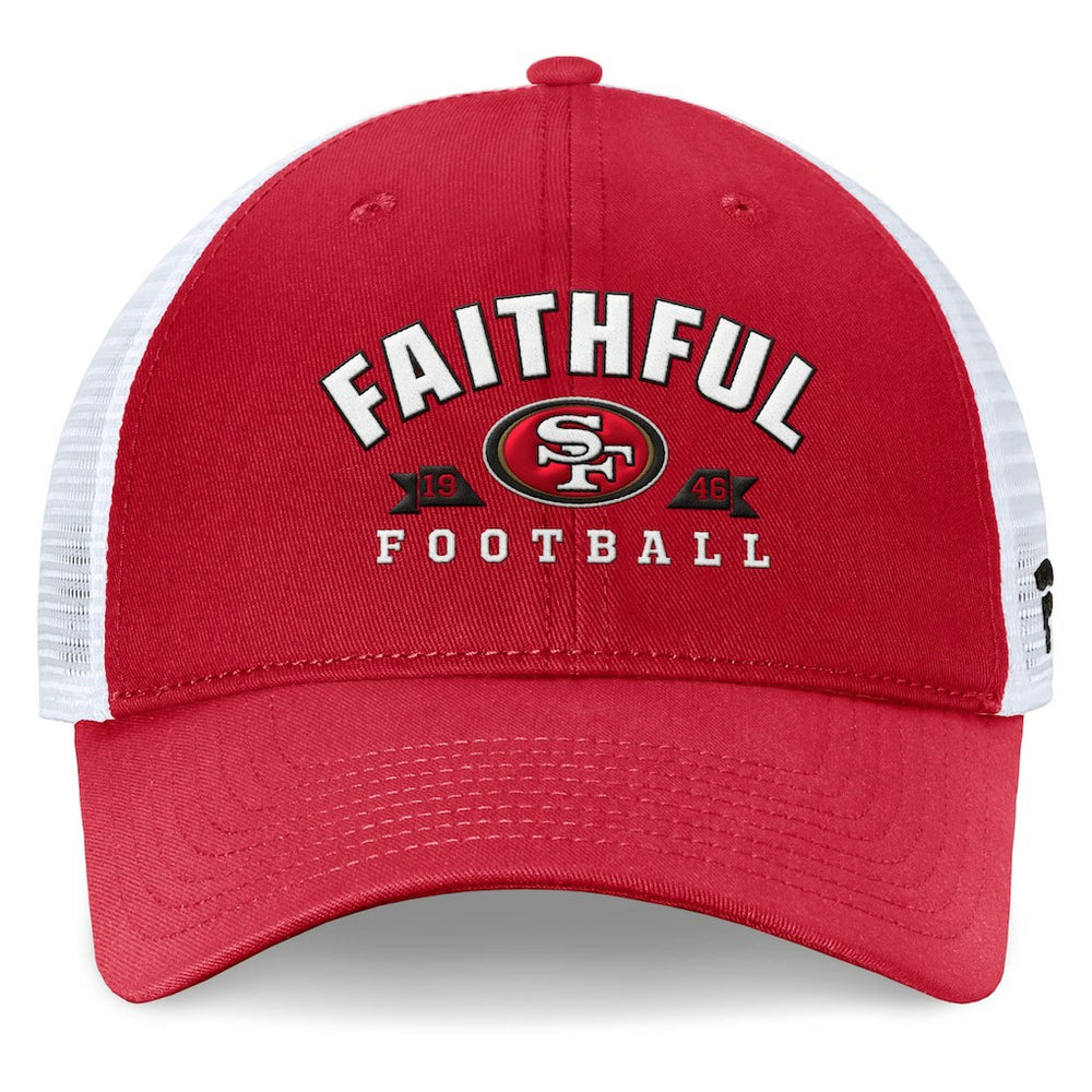 San Francisco 49ers Timeout Trucker Adjustable Hat - Scarlet cheap