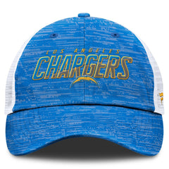 Los Angeles Chargers Challenge Trucker Adjustable Hat - Heather Powder Blue cheap