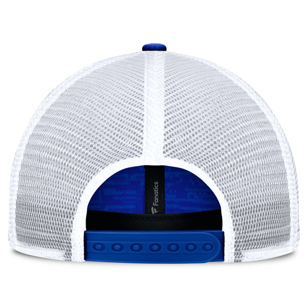 Los Angeles Rams Challenge Trucker Adjustable Hat - Heather Royal sale