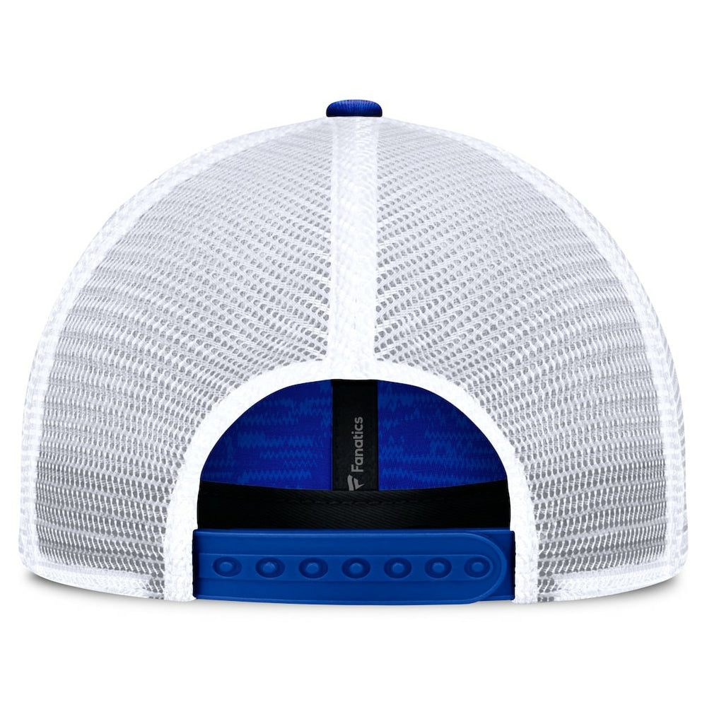 Los Angeles Rams Challenge Trucker Adjustable Hat - Heather Royal sale