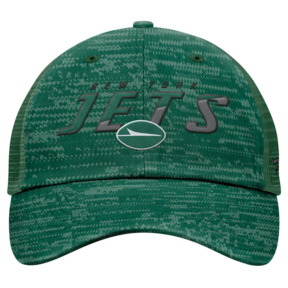 New York Jets Challenge Trucker Adjustable Hat - Heather Green online