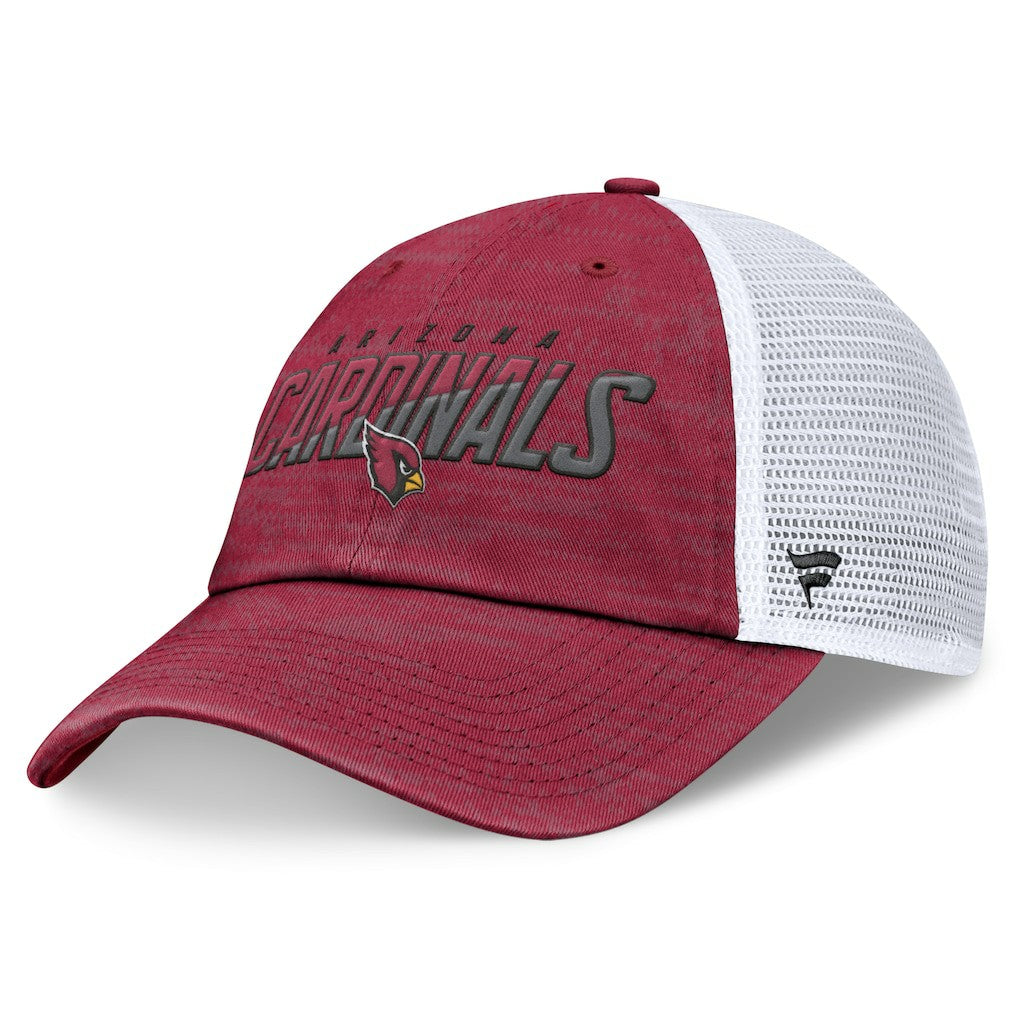 Arizona Cardinals Challenge Trucker Adjustable Hat - Heather Cardinal for sale