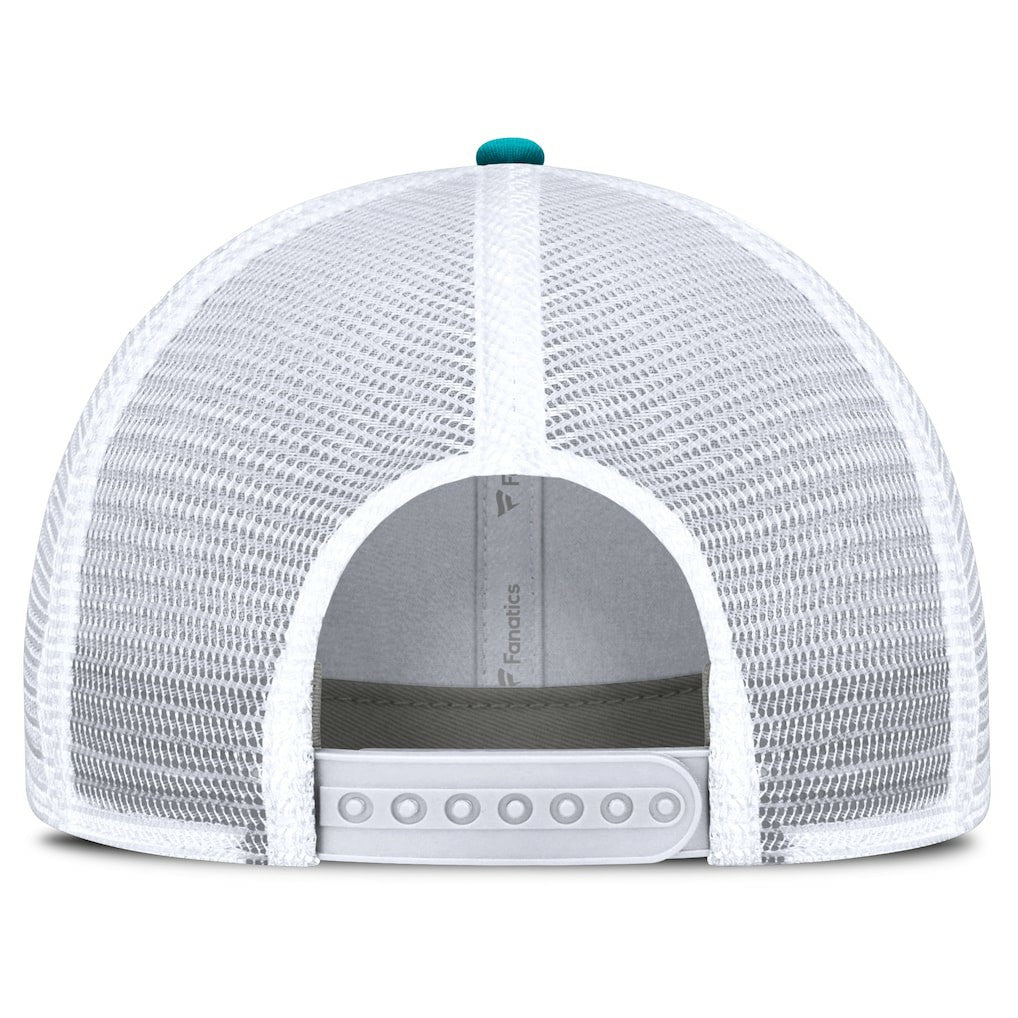Miami Dolphins Flawless Stripe Adjustable Hat - White/Aqua online
