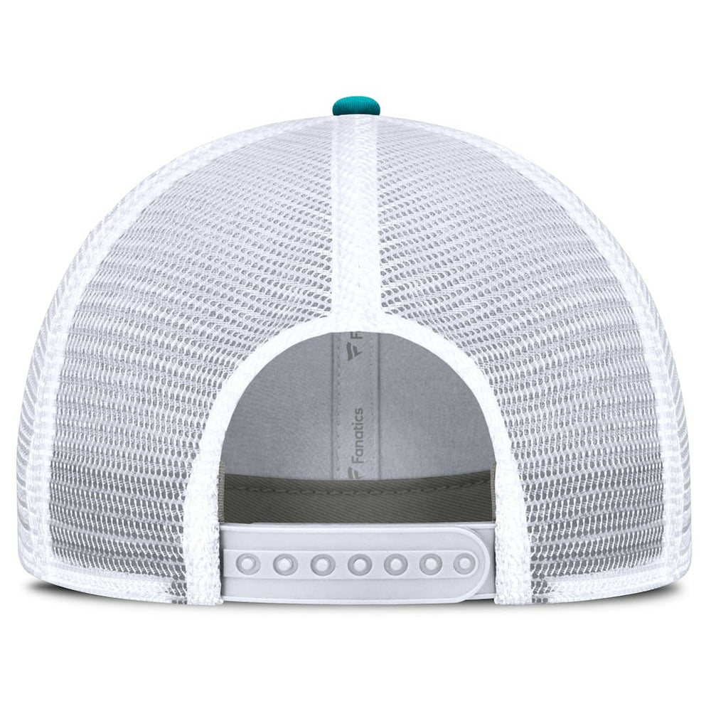 Miami Dolphins Flawless Stripe Adjustable Hat - White/Aqua online
