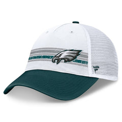 Philadelphia Eagles Flawless Stripe Adjustable Hat - White/Midnight Green cheap