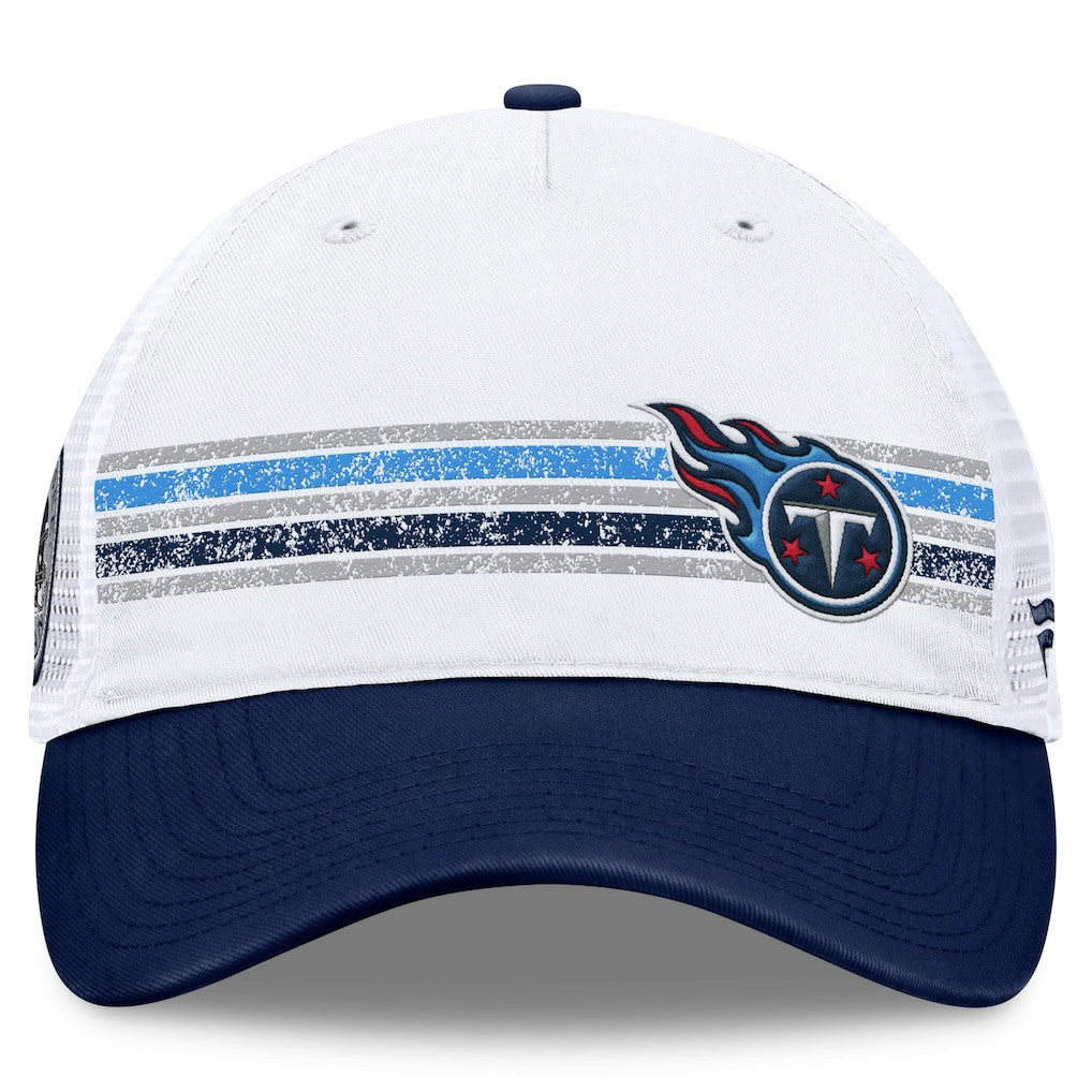 Tennessee Titans Flawless Stripe Adjustable Hat - White/Navy on sale