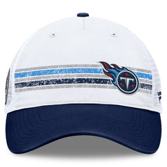 Tennessee Titans Flawless Stripe Adjustable Hat - White/Navy on sale