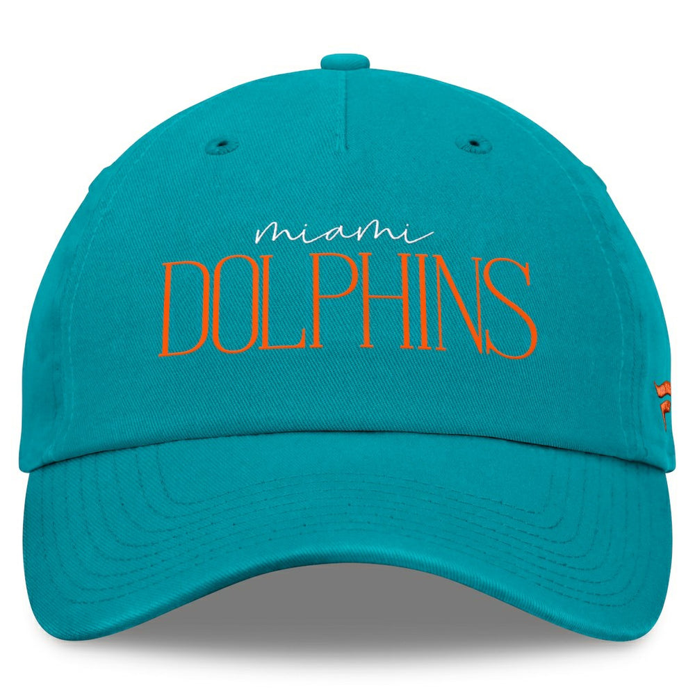 Miami Dolphins Women's Review Unstructured Adjustable Hat - Aqua online