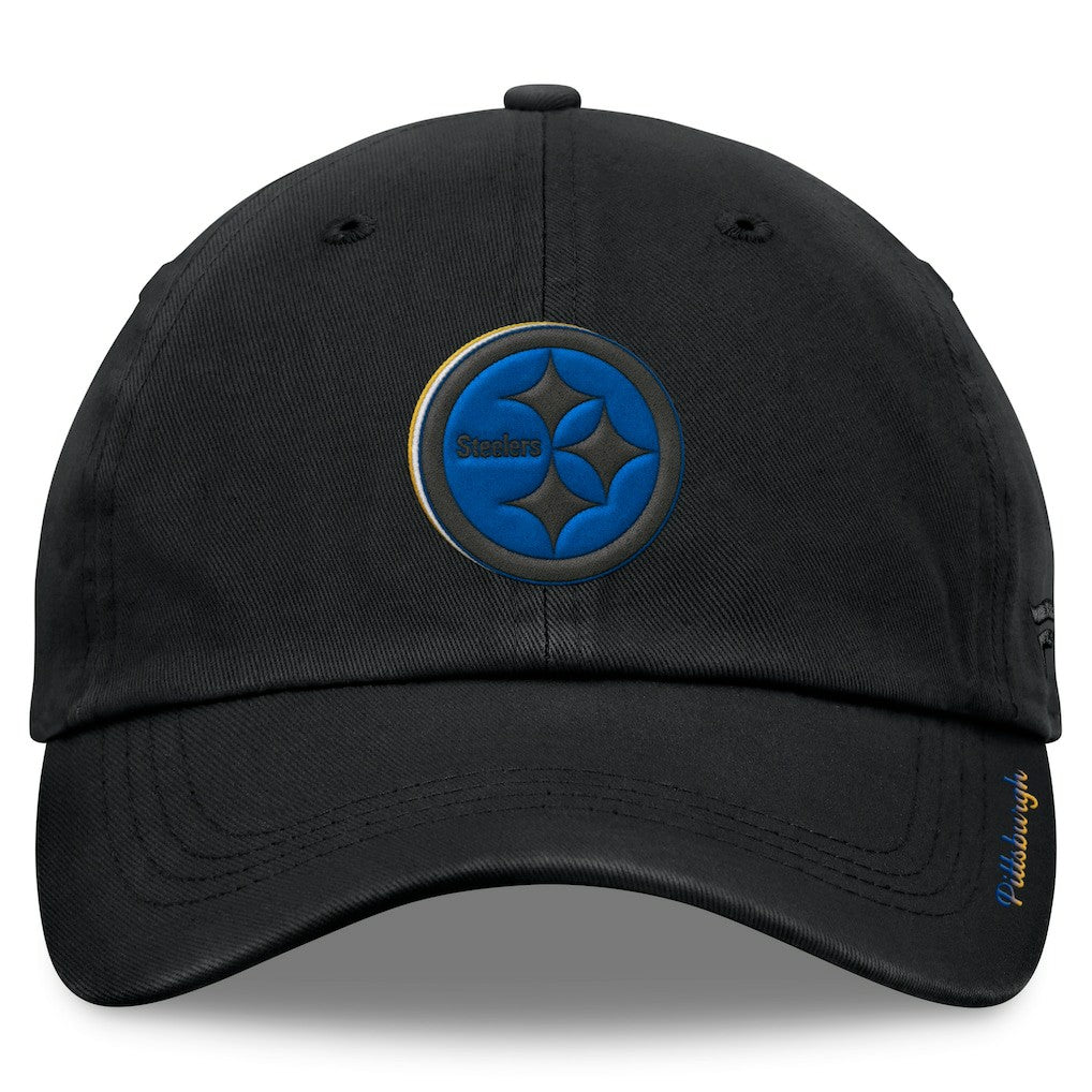 Pittsburgh Steelers Women's Eclipse Adjustable Hat - Black on sale