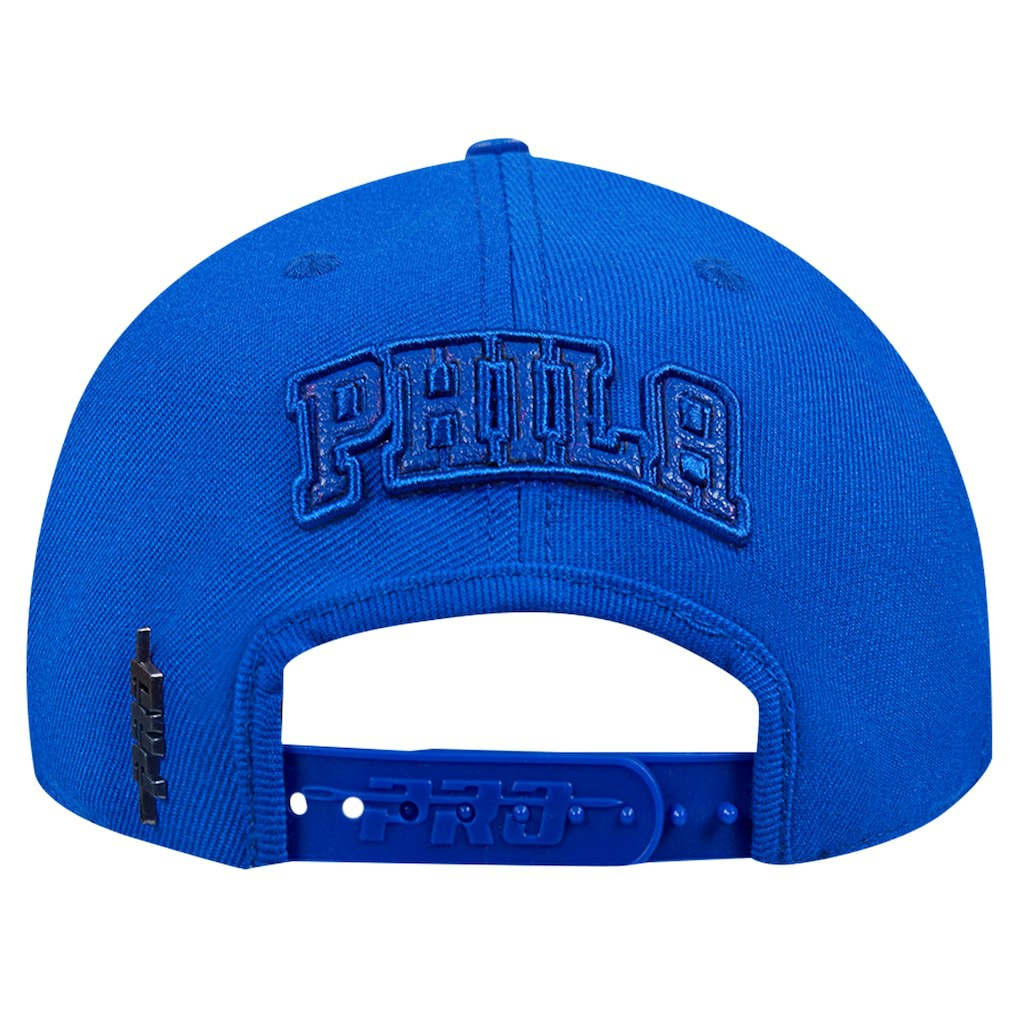 Philadelphia 76ers Pro Standard Triple Tonal Snapback Hat - Royal for sale