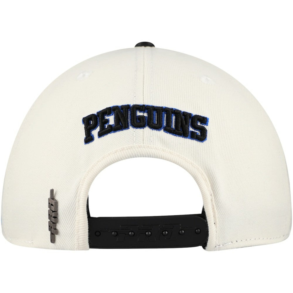 Pittsburgh Penguins Pro Standard Retro Classic Logo Snapback Hat - Cream Hats