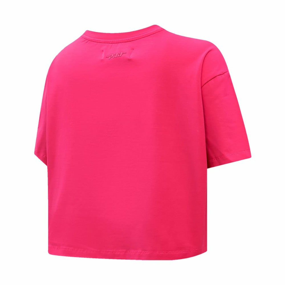 St. Louis Cardinals Pro Standard Women's Triple Pink Boxy Cropped T-Shirt Pink