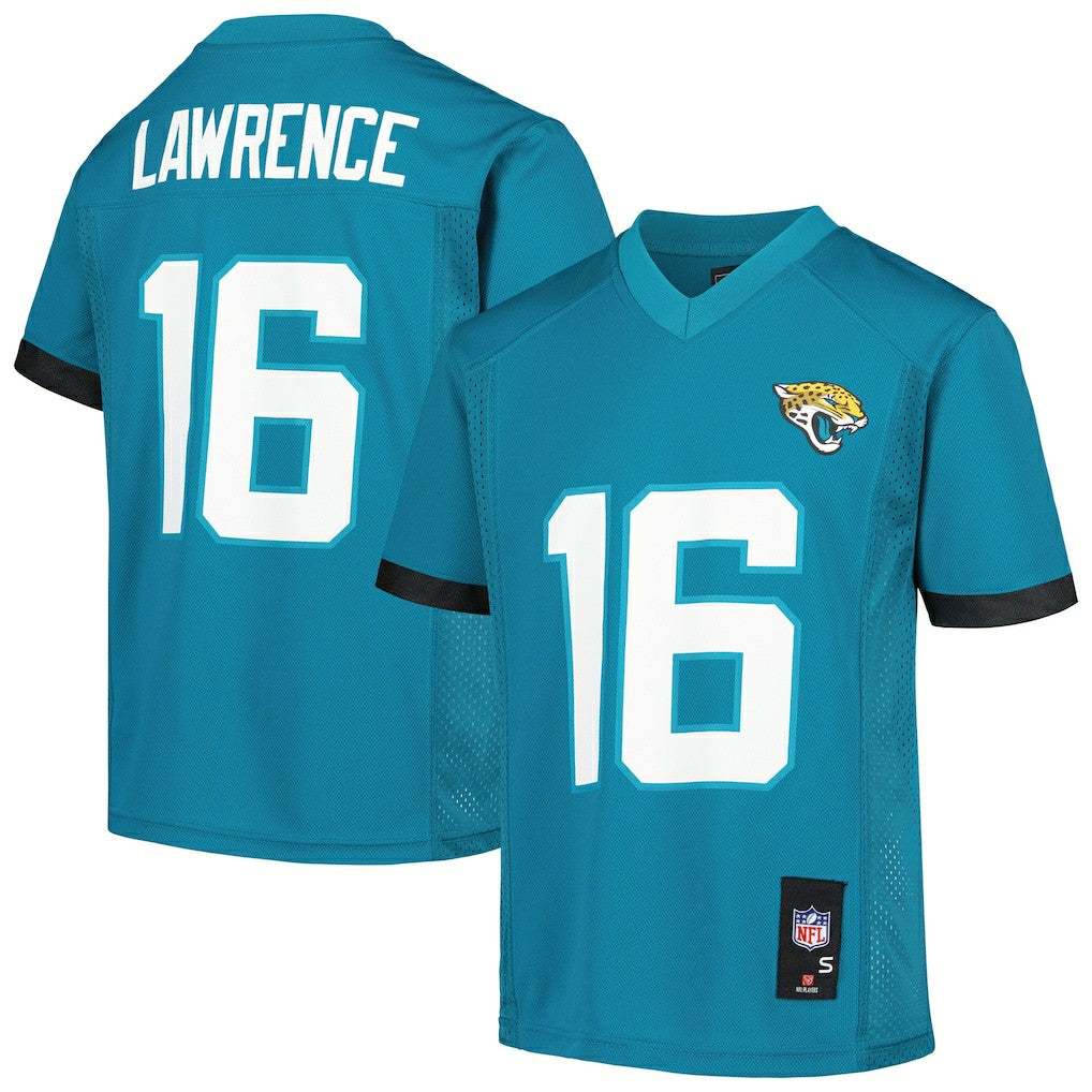 Trevor Lawrence Jacksonville Jaguars Youth Replica Player Jersey - Teal online