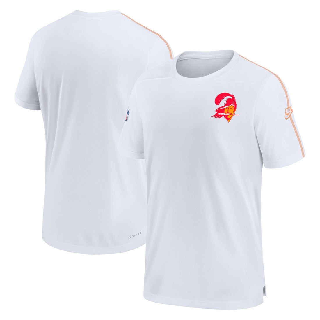 Tampa Bay Buccaneers Sideline Alternate Logo Coach Performance Top - White for sale