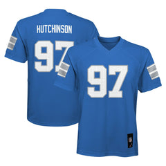 Aidan Hutchinson Detroit Lions Youth Replica Player Jersey - Blue cheap