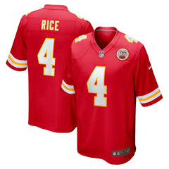 Rashee Rice Kansas City Chiefs Game Jersey - Red sale
