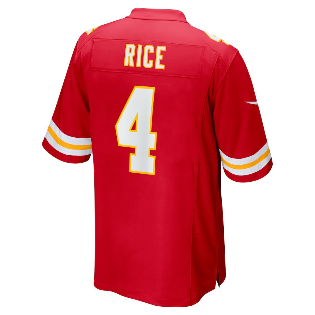 Rashee Rice Kansas City Chiefs Game Jersey - Red sale